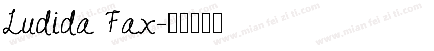 Ludida Fax字体转换